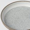 Desertni krožnik CRAZED GREY, 22 cm, z visokim robom, MIJ