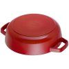 Casserole kozica, 24 cm, samozapiralni pokrov, češnja, litoželezo, Staub