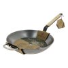 Ponev za cvrtje MINERAL B, 32 cm, lesen ročaj, de Buyer