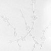 Servirni krožnik WHITE BLOSSOM, 33 x 19 cm, MIJ