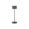 Prenosna namizna svetilka FAROL, 33 cm, LED, toplo siva, Blomus