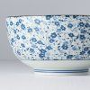 Skodelica za kosmiče BLUE DAISY 16 cm, 800 ml, modra, keramika, MIJ