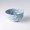 Skodelica za kosmiče BLUE DAISY 16 cm, 800 ml, modra, keramika, MIJ