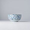 Skodelica za kosmiče BLUE DAISY 16 cm, 800 ml, modra, keramika, MIJ