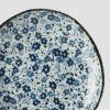 Krožniček BLUE DAISY, 12 cm, MIJ