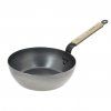 Ponev za praženje MINERAL B BOIS 24 cm, lesen ročaj, de Buyer