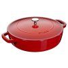 Casserole kozica, 28 cm, češnja, litoželezen, Staub