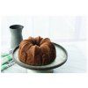 Pekač za šarkelj FLEUR DE LIS BUNDT, lilije, grafitna, Nordic Ware