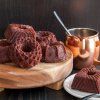 Pekač za pecivo GEO BUNDLETTE BUNDT, za 6 mini tort, različnih oblik, zlata, Nordic Ware