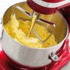 Ploski stepalnik za stoječi mešalnik, iz nerjavečega jekla, KitchenAid