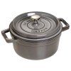 Casserole kozica 26 cm, grafitno siva, lito železo, Staub
