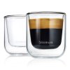 Kozarec za espresso NERO, set 2 kosov, 80 ml, z dvojno steno, Blomus