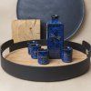 Sake set DRAGONFLY, 5 kosov, modra barva, MIJ