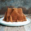 Pekač za šarkelj GINGERBREAD HOUSE, srebrna, Nordic Ware