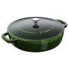 Casserole kozica, 28 cm, samotesnilni pokrov, lito železo, bazilika, Staub