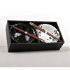 Jedilna skleda SILVER SAKURA, set 2 kosov, 500 ml, z jedilnimi palčkami, MIJ