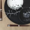 Jedilna skleda SILVER SAKURA, set 2 kosov, 500 ml, z jedilnimi palčkami, MIJ