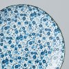 Desertni krožnik BLUE DAISY, 19 cm, MIJ