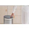 Koš za odpadke na dotik TOUCH BIN NEW 30 l, mat črna / srebrna, Brabantia