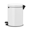Koš za smeti s pedalom NEWICON, 5 l, bela, Brabantia