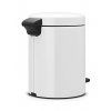 Koš za smeti s pedalom NEWICON, 5 l, bela, Brabantia