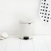 Koš za smeti s pedalom NEWICON, 5 l, bela, Brabantia