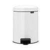 Koš za smeti s pedalom NEWICON, 5 l, bela, Brabantia