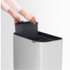 Koš na dotik BO, 3 x 11 l, mat jeklo, Brabantia