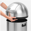 Koš za odpadke PUSH BIN, 60 l, mat jeklo, Brabantia