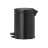 Koš za smeti s pedalom NEWICON, 5 l, mat črna, Brabantia
