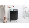 Koš na dotik BO HI, 2 x 30 l, črna, Brabantia