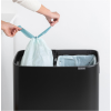 Koš na dotik BO HI, 2 x 30 l, črna, Brabantia