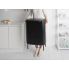 Koš na dotik BO HI, 2 x 30 l, črna, Brabantia