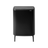 Koš na dotik BO HI, 2 x 30 l, črna, Brabantia