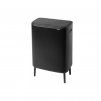 Koš na dotik BO HI, 2 x 30 l, črna, Brabantia
