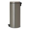 Koš za smeti s pedalom NEWICON, 30 l, platina, Brabantia
