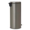 Koš za smeti s pedalom NEWICON, 30 l, platina, Brabantia
