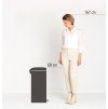 Koš za smeti s pedalom NEWICON, 30 l, platina, Brabantia