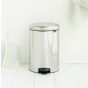 Koš za smeti s pedalom NEWICON, 20 l, sijoče jeklo, Brabantia
