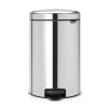 Koš za smeti s pedalom NEWICON, 20 l, sijoče jeklo, Brabantia