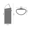 Koš na dotik TOUCH BIN NEW 40 l, platinasta / srebrna, Brabantia