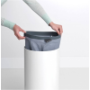 Koš za perilo, 35 l, s plutastim pokrovom, bela, Brabantia
