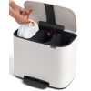 Koš za smeti s pedalom BO, 3 x 11 l, bela, Brabantia