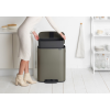 Koš za smeti s pedalom BO, 60 l, platina, Brabantia