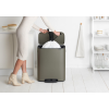 Koš za smeti s pedalom BO, 60 l, platina, Brabantia