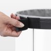 Koš za perilo, 35 l, s plastičnim pokrovom, bela, Brabantia