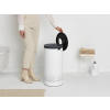 Koš za perilo, 35 l, s plastičnim pokrovom, bela, Brabantia