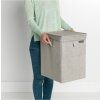 Torba za perilo, 35 l, zložljia, svetlo sive barve, Brabantia