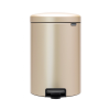 Koš za smeti s pedalom NEWICON, 20 l, šampanjec, Brabantia