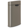Koš na dotik TOUCH BIN NEW, 40 l, platina, Brabantia